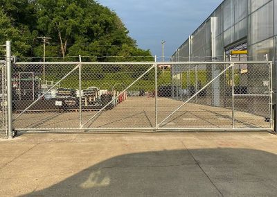 facility chain link gate